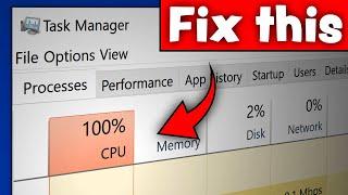How Fix High CPU Usage 100% on Windows 10 steps that work