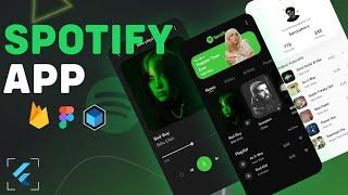 Build Spotify With Flutter - Bloc  Clean Architecture  Firebase  Figma