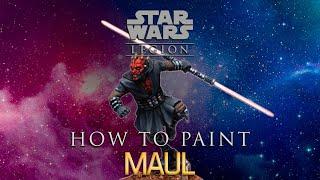 Star Wars Legion Painting Guide Ep.32 Maul