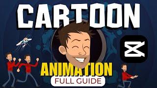 Cartoon Animations using Only Capcut Step by step Tutorial