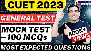 CUET 2023  General Test Mock Test 100+ Most Expected Questions