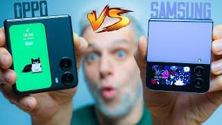 Quel est LE MEILLEUR SMARTPHONE PLIANT ? Samsung Galaxy Z Flip 4 VS OPPO Find N2 Flip