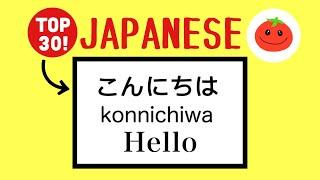 JAPANESE PHRASES for Absolute Beginners Basic words with English subtitles