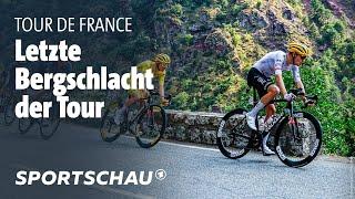 Tour de France 20. Etappe Highlights Pogacar und Vingegaard im direkten Duell  Sportschau
