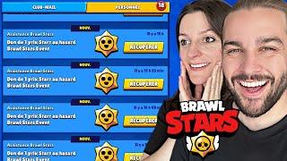 BRAWL STARS NOUS OFFRE DES RECOMPENSES GRATUITES  PRIX STARR ET MEGABOITES 