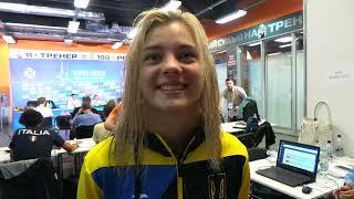 София Лыскун - о волнении перед стартом Чемпионата Европы по прыжкам в воду в Киеве-2019