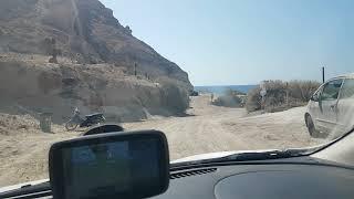 Way to Eros beach Santorini 2018 Dave & Lucy TOP