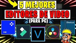  5 MEJORES PROGRAMAS para EDITAR VIDEOS de YOUTUBE   PARA PC  COMO EDITAR VIDEOS PC  2024 