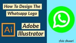 How To Design The Whatsapp Logo  Adobe Illustrator Tutorial