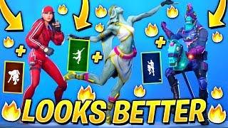 Fortnite Dances & Emotes Looks Better With These Skins.. Season 10