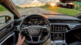 2024 Audi RS7 Performance - Twin Turbo V8 Evening Commute
