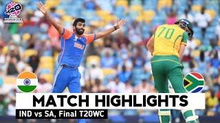 ICC T20 World Cup 2024  India vs South Africa  Full Highlights 2024  IND VS SA 2024 Highlights