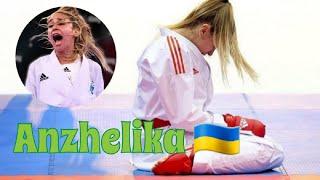Anzhelika Terliuga   1st rank  wkf   karate kumite  karate Ukraine