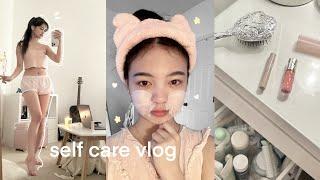 Self Care Vlog Pamper w Me Skincare Routine Favorite Beauty Tips & Full Day of at Home Spa