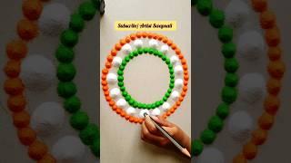 15 August Independence day Special Tiranga Rangoli Design #15august #independenceday #tiranga