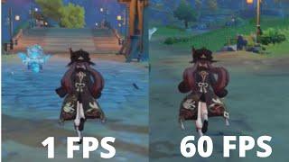 1 FPS to 60 FPS Comparison  Genshin Impact