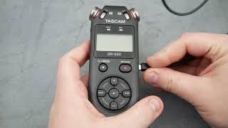 Tascam DR-05X Digital Recorder  The Sound Professionals