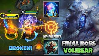 YOU MUST TRY THIS OP RUNE ON VOLIBEAR WILD RIFT S14 RUNES & BUILD