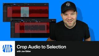 Crop Audio to Selection with a Studio One Macro  PreSonus