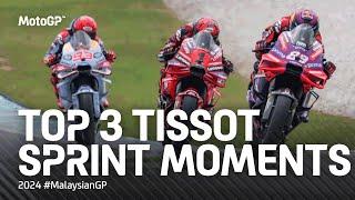 Top 3 #TissotSprint moments   2024 #MalaysianGP