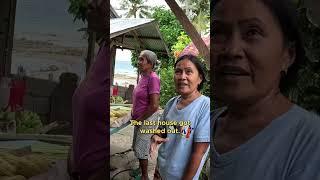 I Met Some Typhoon Odette Survivors In Santader Cebu Philippines  #shorts