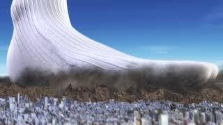 Mmd Mega giantess  city destroyed by giantess feet 