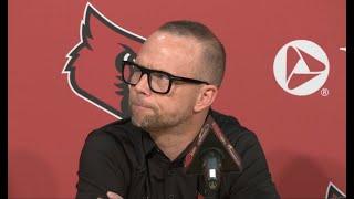 Watch  UofL head basketball coach Pat Kelsey and players look ahead to upcoming season