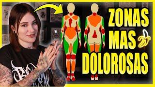  Cuanto DUELE TATUARSE? Las 5 zonas más dolorosas