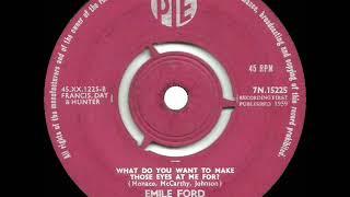 1959 Emile Ford - What Do You Want To Make Those Eyes At Me For? #1 UK hit