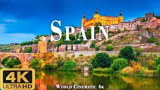 SPAIN 4K ULTRA HD 60FPS - Beautiful Nature Scenes With Inspiring Music - World Cinematic