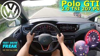 2023 Volkswagen Polo GTI DSG 207 PS TOP SPEED GERMAN AUTOBAHN DRIVE POV
