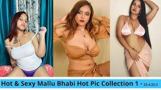 Hot Sexy Mallu Aunty l Desi Bhabis Hot Bahbis pic collection 4 this week #mallu #desi 22.4.22-2