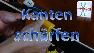 Skikanten richtig schleifen Skipräparation PistenGaudi