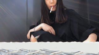 Cute girl smoking 39