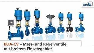 BOA-CV Mess- und Regelventile German