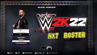 WWE 2K22 Complete  NXT Roster for Playstation 5 and Playstation 4 Predictions