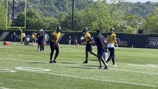 Steelers Sights and Sounds Darnell Washington Works on Blocking Mike Tomlin Praises Mark Robinson
