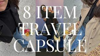 8 Item Fall Travel Capsule Carry-on Only