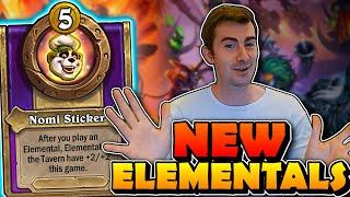 NEW Elementals Season 8 Card Reveal  Hearthstone Battlegrounds