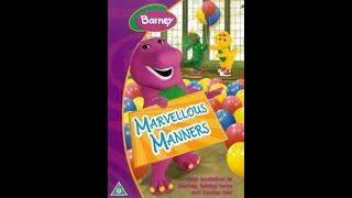 Opening and Closing to Barney Marvellous Manners UK DVD 2004