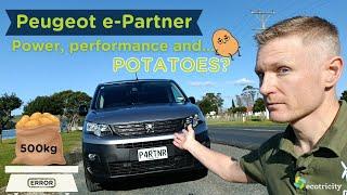 Peugeot e-Partner Power performance and... potatoes?