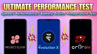 ULTIMATE CUSTOM ROM BATTLE  EVOLUTION X VS PROJECT ELIXIR VS CRDROID ROM  WHICH ONE IS THE BEST?