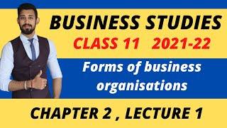 Forms of Business organisations  Sole proprietorship  Business studies  Class 11