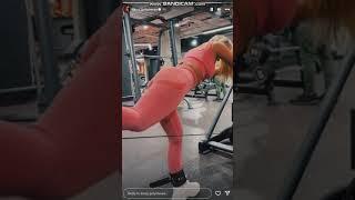 katya golysheva working out