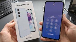 Samsung Galaxy A55 5G - Reset Forgotten PIN Password Pattern Screen LockFingerprint Face Unlock