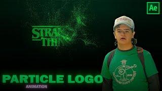 Particle TextLogo tutorial after effects  FREE PROJECT FILE 