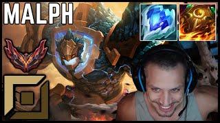  Tyler1 12 WINS IN A ROW I CANT LOSE  Malphite Top Full Gameplay  Season 14 ᴴᴰ