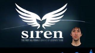 All Girl Team Siren vs HotShotGG and Friends - League of Legends Season 3 Spectated by TheOddOne