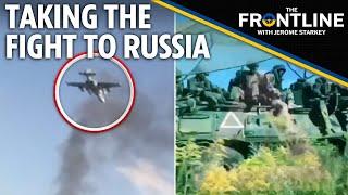 Ukrainian tanks roll into Russia and force Putins troops to surrender as US F-16s finally arrive