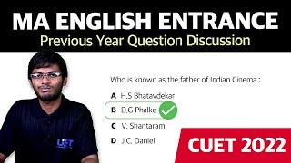 ma english entrance exam question paper discussion  CUET  cuet english sample paper